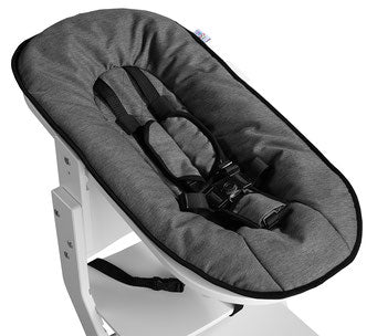 Babyaufsatz für Kinderhochstuhl Weiß/Grau | tiSsi®