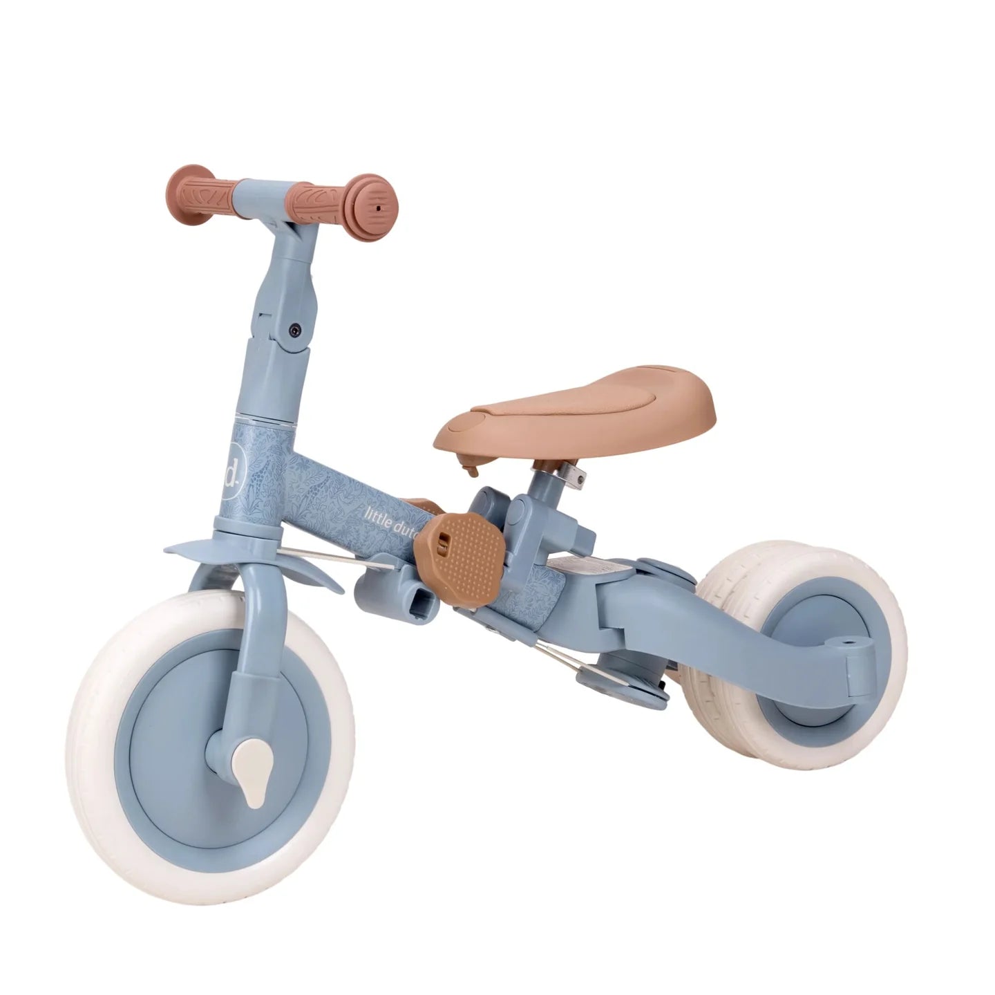 Tricycle 4-in-1 in Blau als Laufrad ohne Schubstange für Kinder ab 2 Jahren. Das mitwachsende Kinderfahrzeug fördert Gleichgewicht, Balance, Koordination und bereitet optimal auf das spätere Fahrradfahren vor.