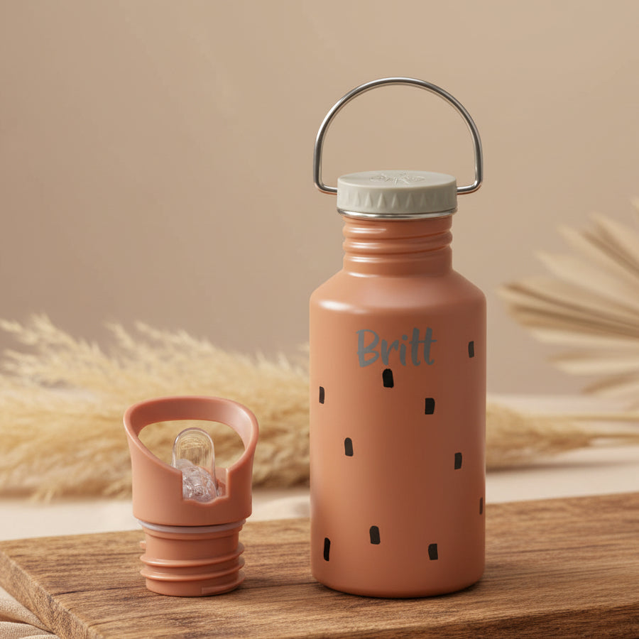 Lässig Happy Prints Edelstahl-Trinkflasche Karamell 500 ml