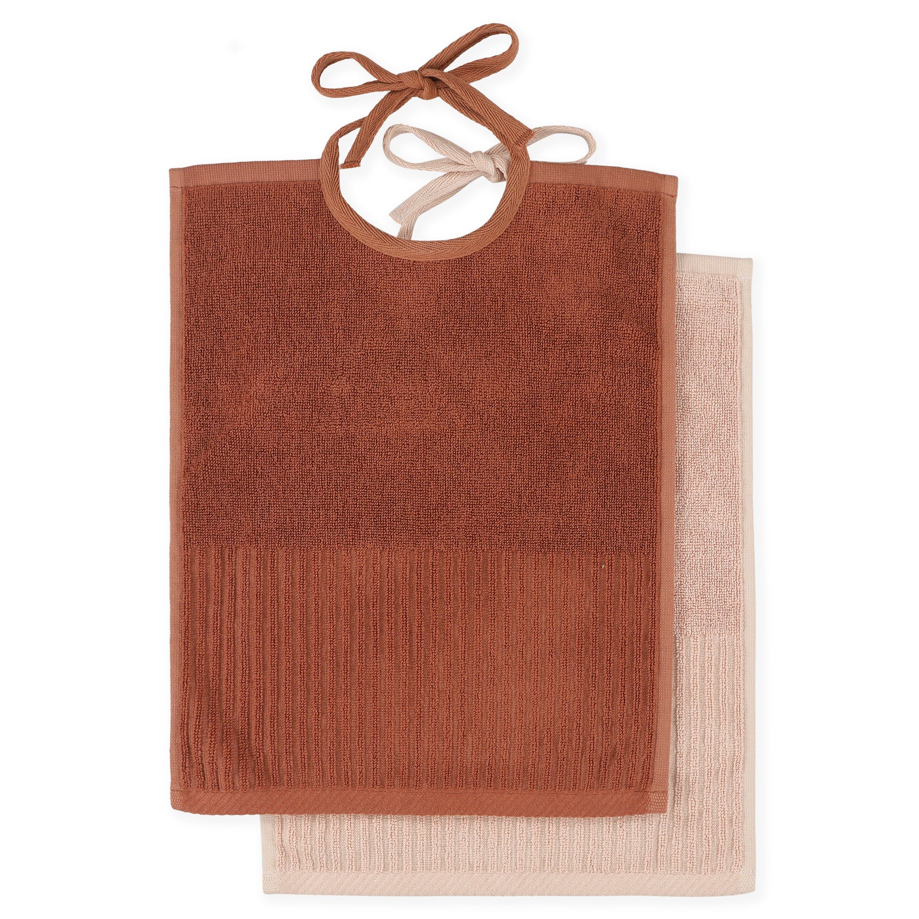 Bavoir Trixie XL, lot de 2 - Rose