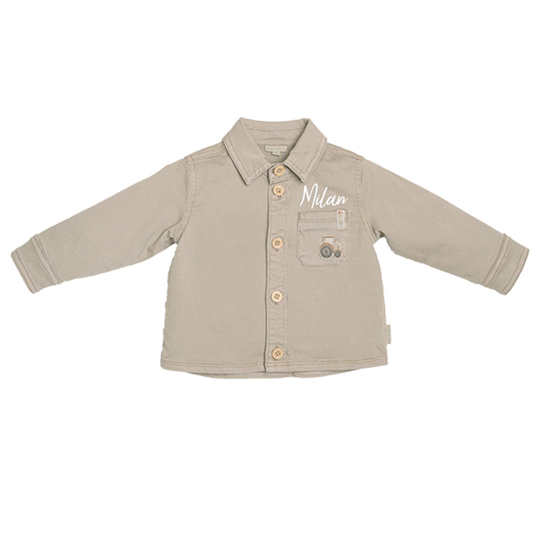 Überhemd Beige – Kinderhemd für Alltag & besondere Anlässe