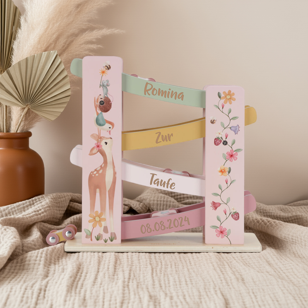 Marble Run Gift for Christening – by Schmatzepuffer