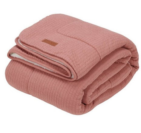 Little Dutch Wiegendecke Pure Pink Blush 70 × 100 cm