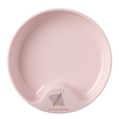 Assiette d'apprentissage pour enfants Fleurs et Papillons | Little Dutch x Mepal