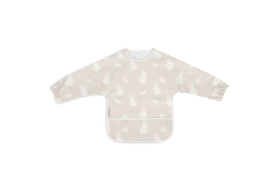 Bavoir imperméable à manches Miffy &amp; Snuffy, Nougat | Jollein