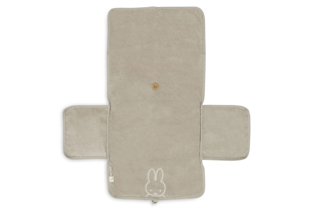 Matelas à langer en tissu éponge Miffy, vert olive | Jollein