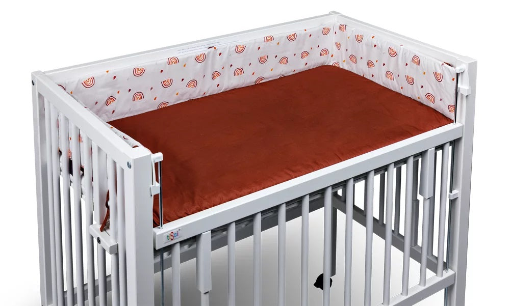 Tour de lit arc-en-ciel 90x50 cm MAXI | tiSsi®
