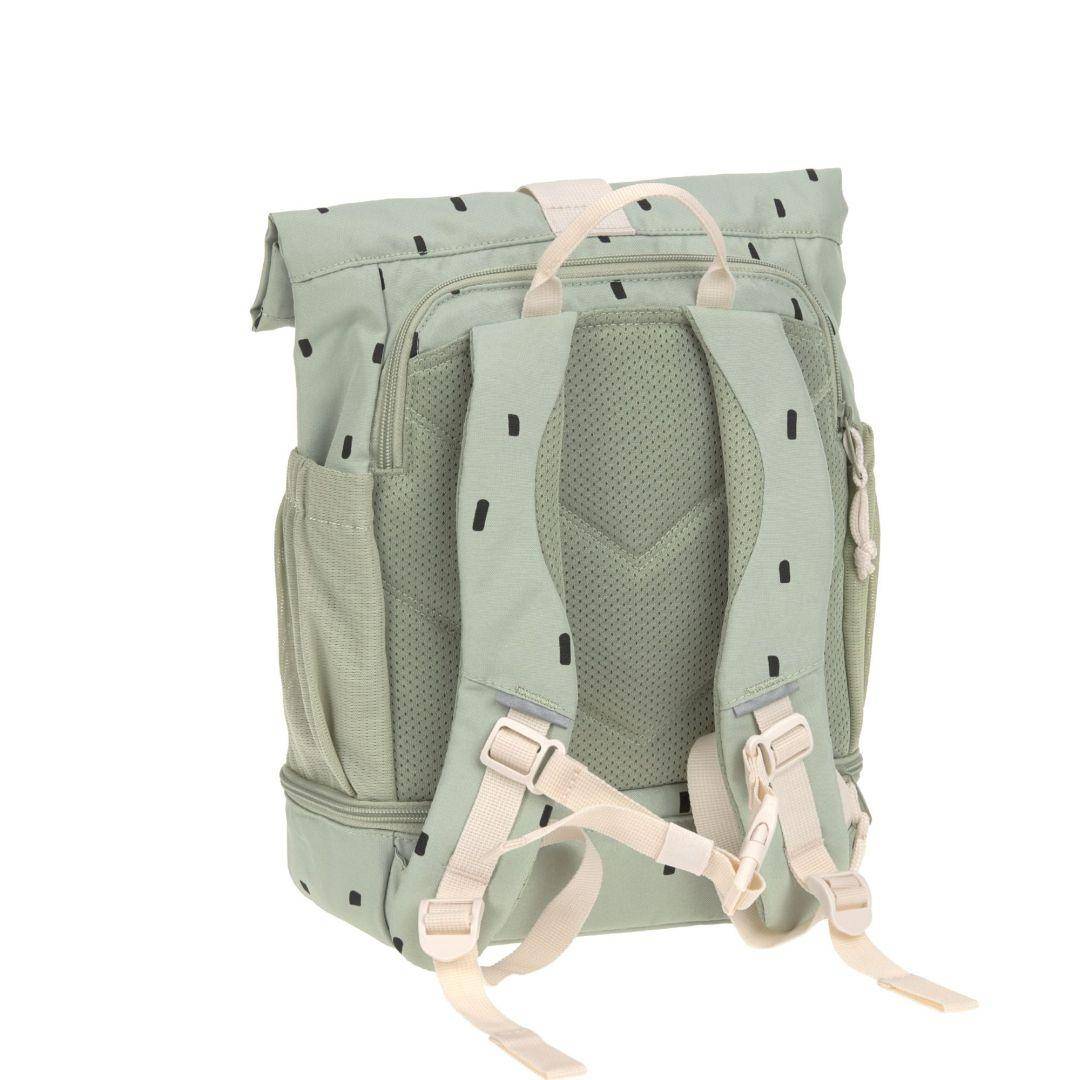 Mini Sac À Dos Rolltop Happy Prints Light Olive | Lässig