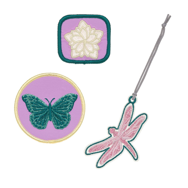 Patchs et pendentifs pour cartable – Libellule | Lässig