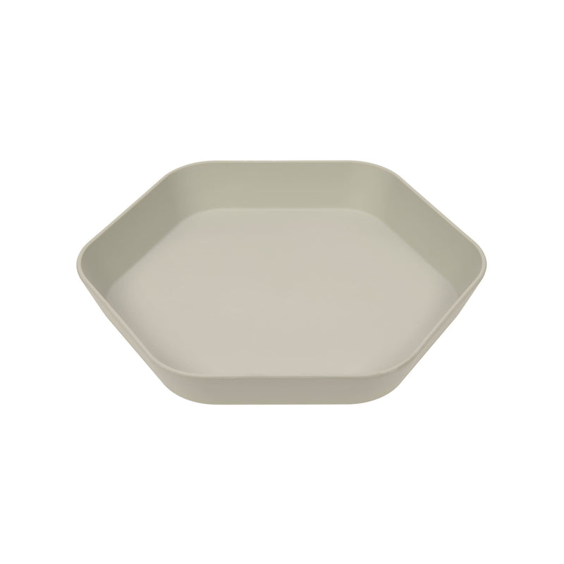 Assiette enfant Geo gris | Lässig
