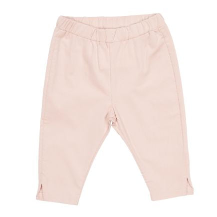 Legging côtelée rose poudré pour bébés et enfants
