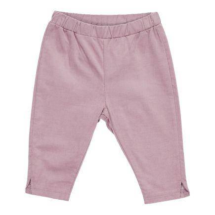 Legging en velours côtelé mauve pour bébés et enfants