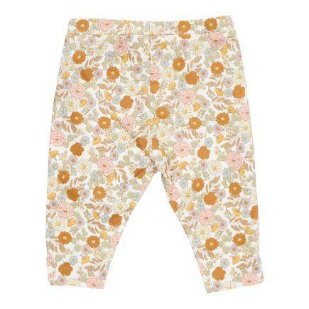 Legging en velours côtelé imprimé petites fleurs vintage | Little Dutch
