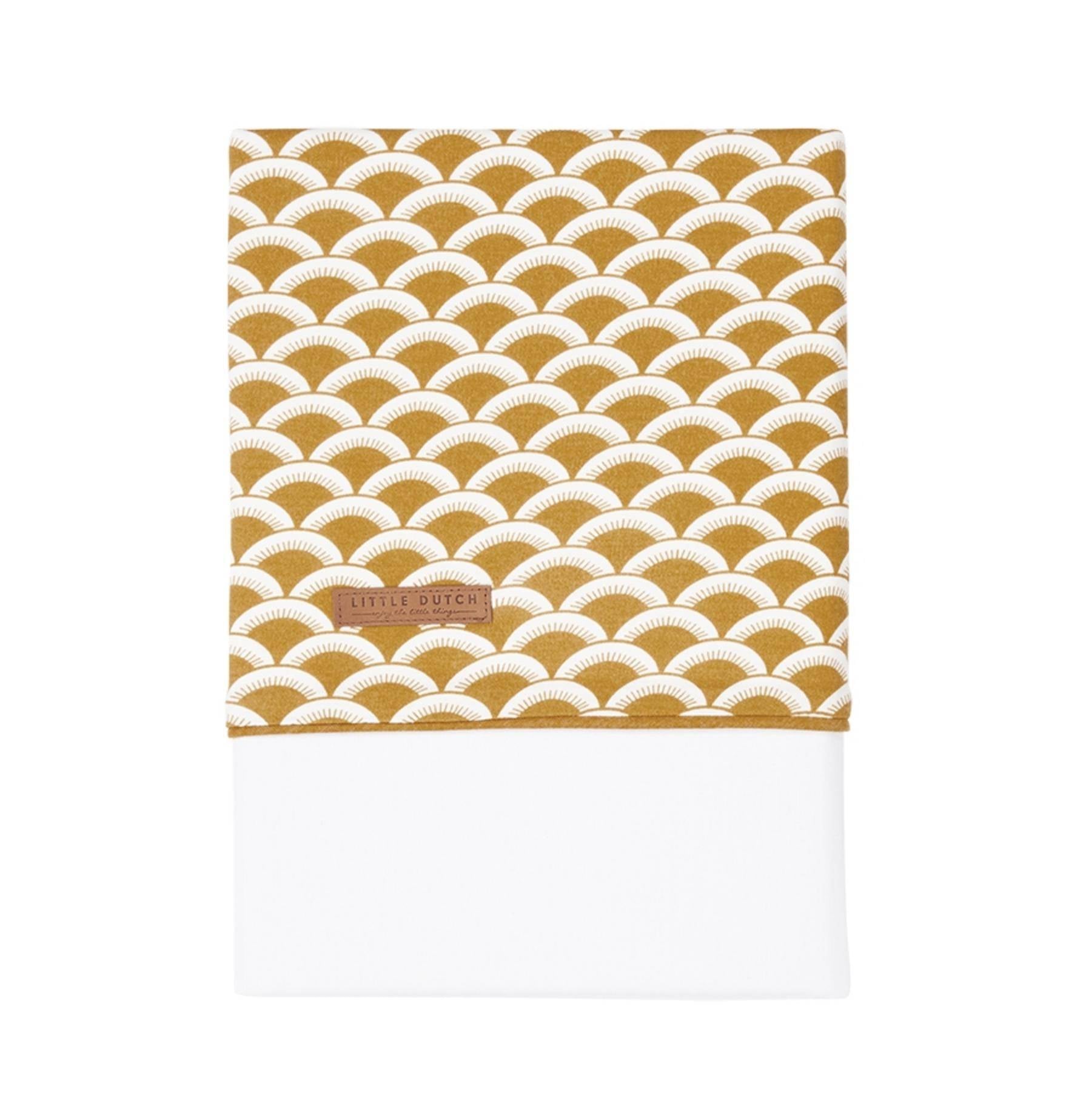 Drap-housse Sunrise ocre | Little Dutch