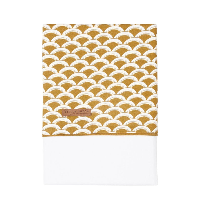 Drap-housse Sunrise ocre | Little Dutch