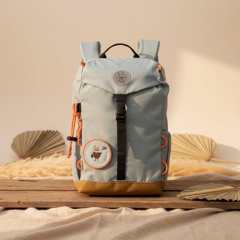 Mini sac à dos d'extérieur naturel/bleu clair | Lässig