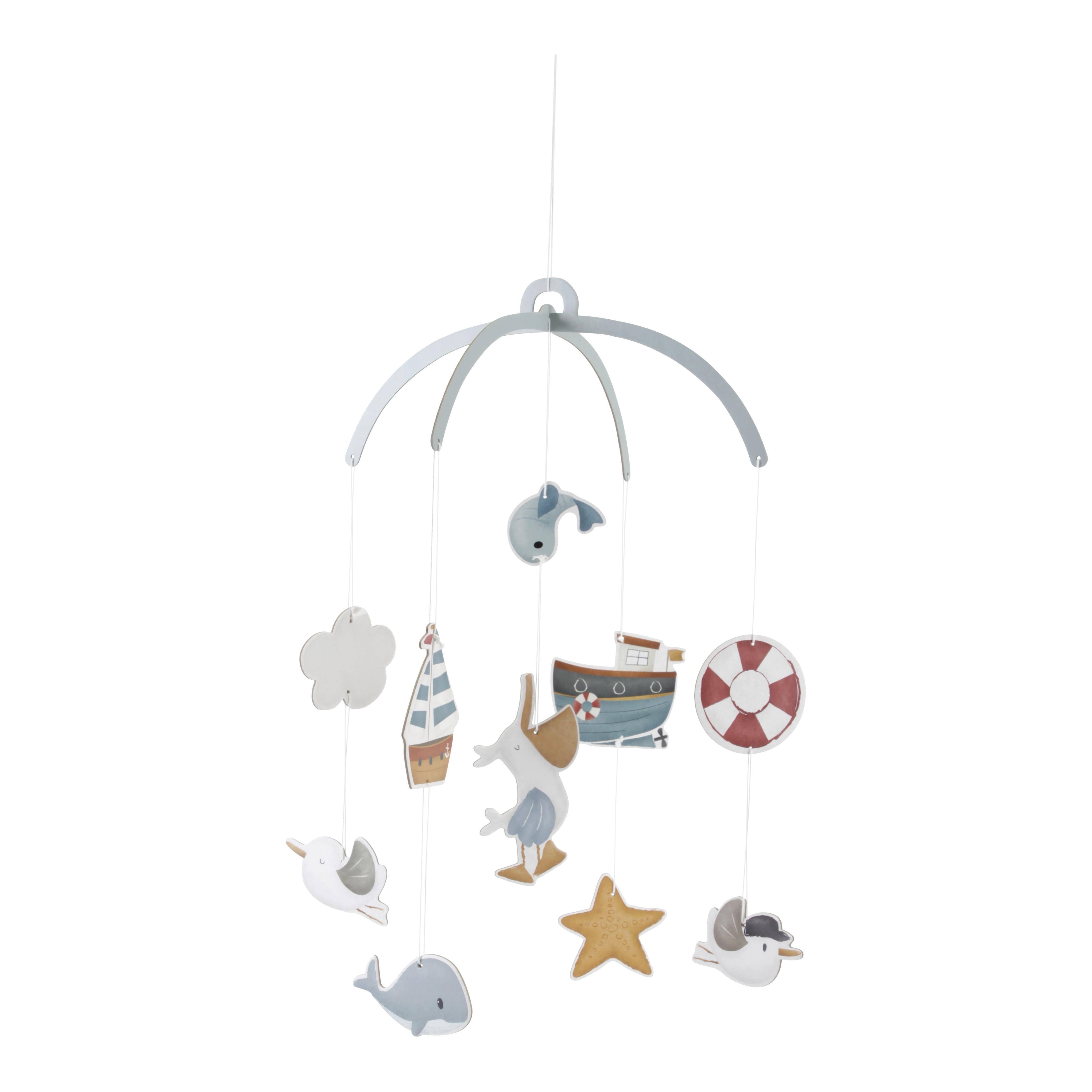 Mobile en carton Sailors Bay – Mobile pour chambre de bébé