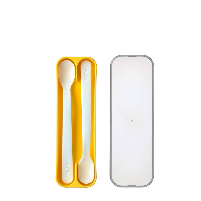 Cuillères pour enfants, lot de 2 - Jaune | Mepal