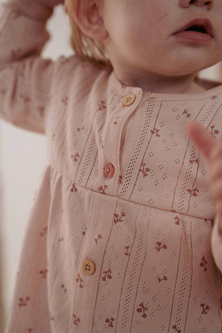 Robe à manches longues Fairy Flowers | Little Dutch