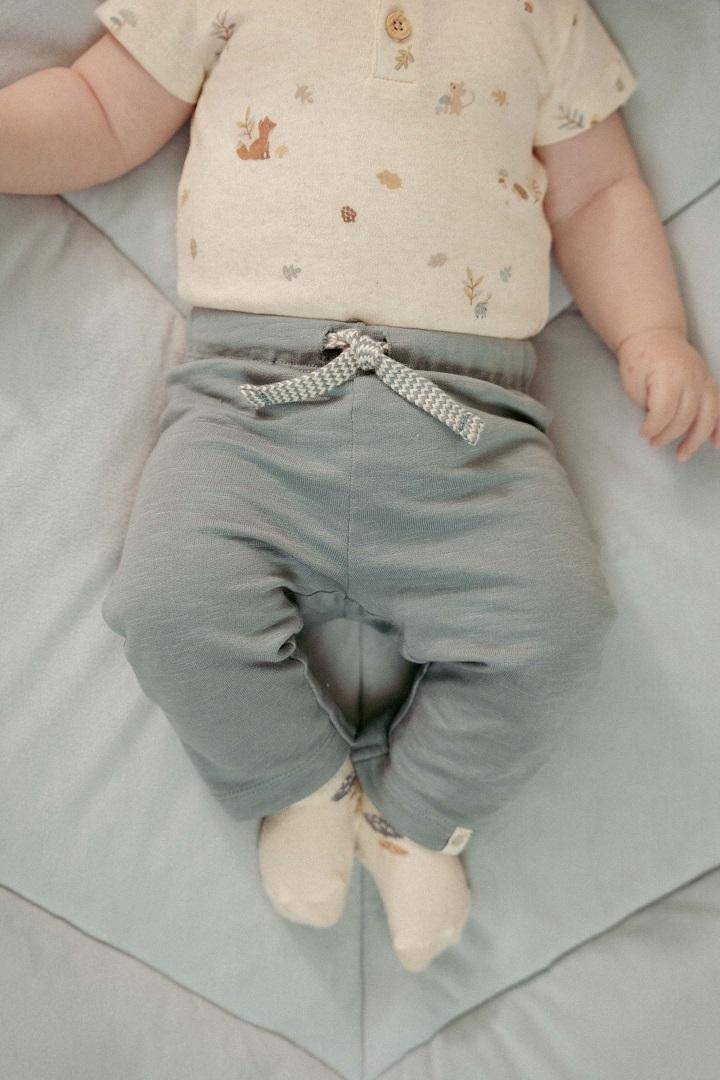 Pantalon bleu pierre | Little Dutch