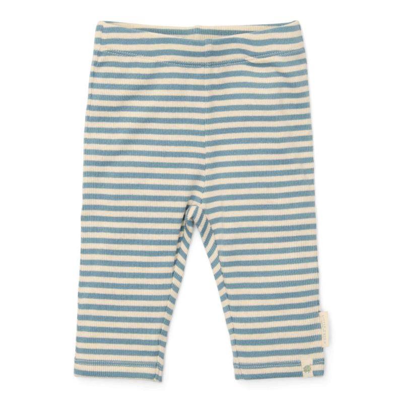 Pantalon à rayures bleu pierre | Little Dutch