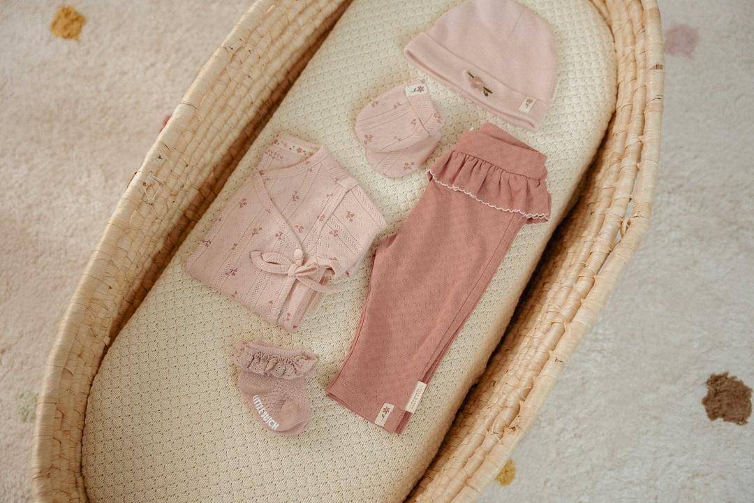 Pantalon rose blush | Little Dutch