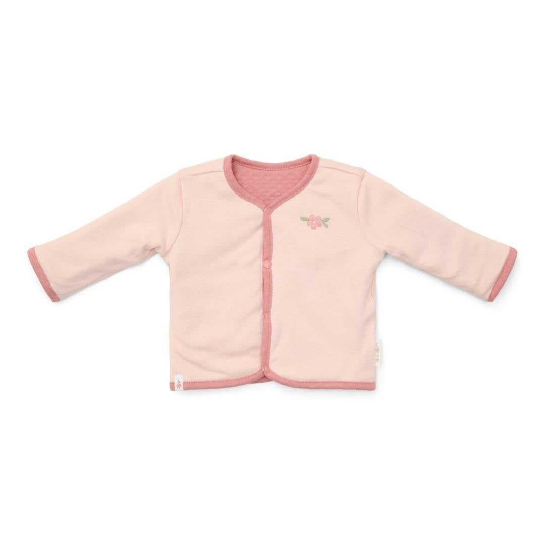 Veste réversible rose blush | Little Dutch