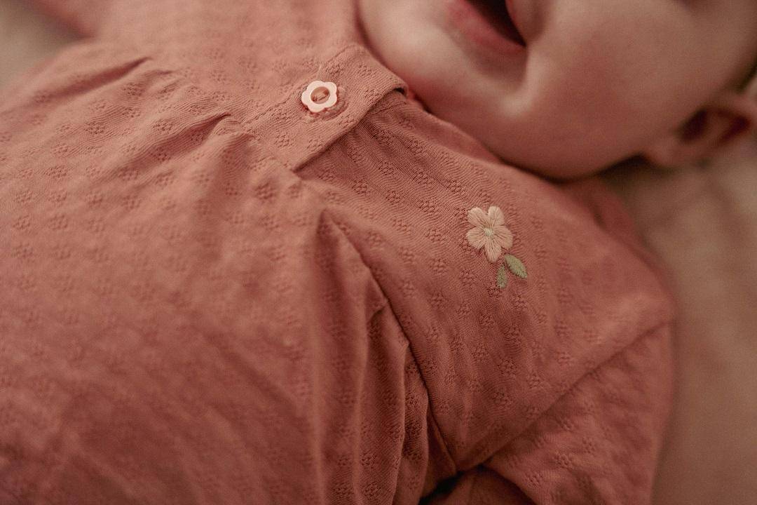 T-shirt manches longues rose blush | Little Dutch