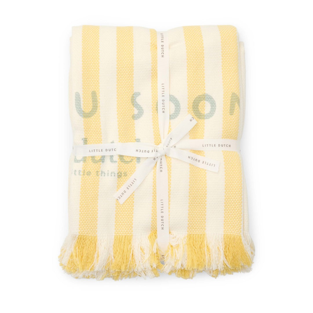 Badetuch Beach Sunny Yellow | Little Dutch