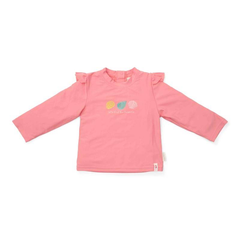 Maillot de bain à manches longues Ocean Treasures Rouge | Little Dutch