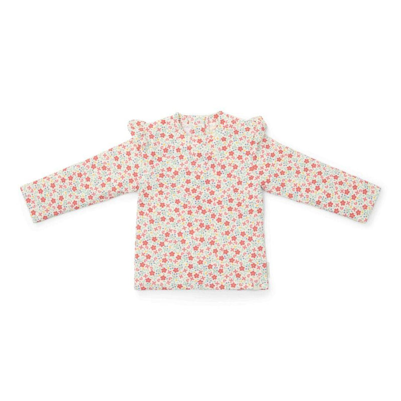 Maillot de bain manches longues Sunny Flowers multicolore | Little Dutch