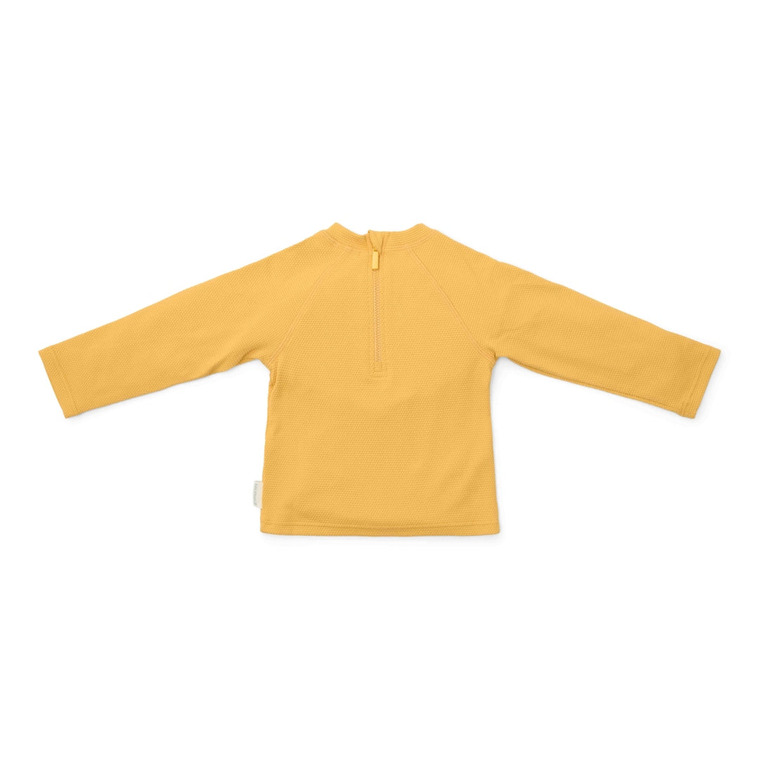 Maillot de bain à manches longues Seashells Sunny Yellow | Little Dutch