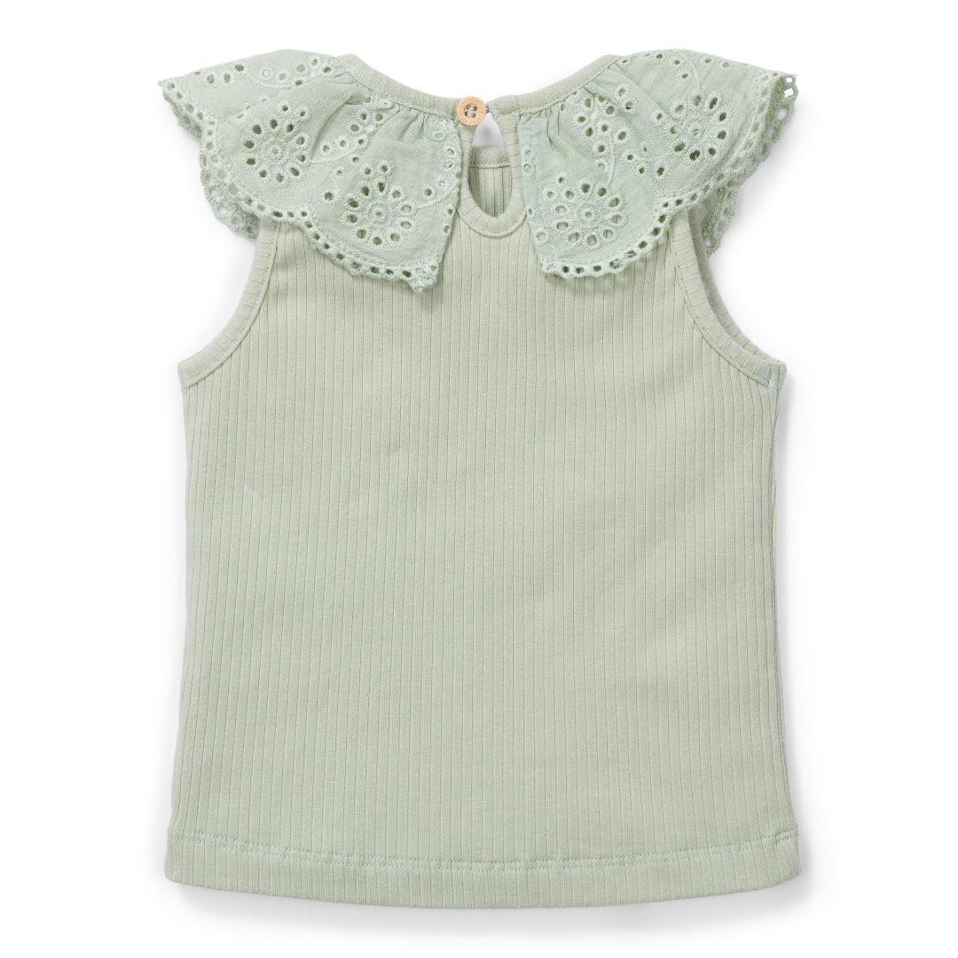 Top Rib Herbe Verte | Little Dutch