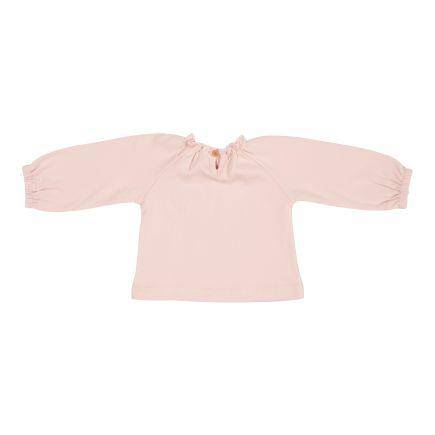 T-shirt manches longues Vintage Petites Fleurs Rose Pâle - 50/56 | Little Dutch