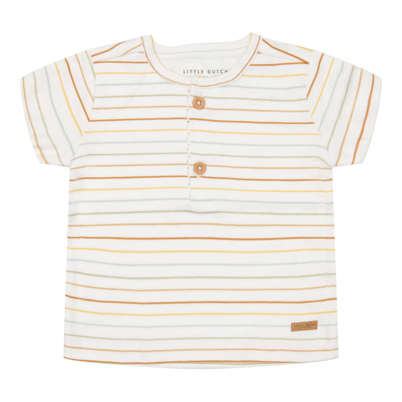 T-shirt manches courtes Rayures ensoleillées vintage - 50/56 | Little Dutch