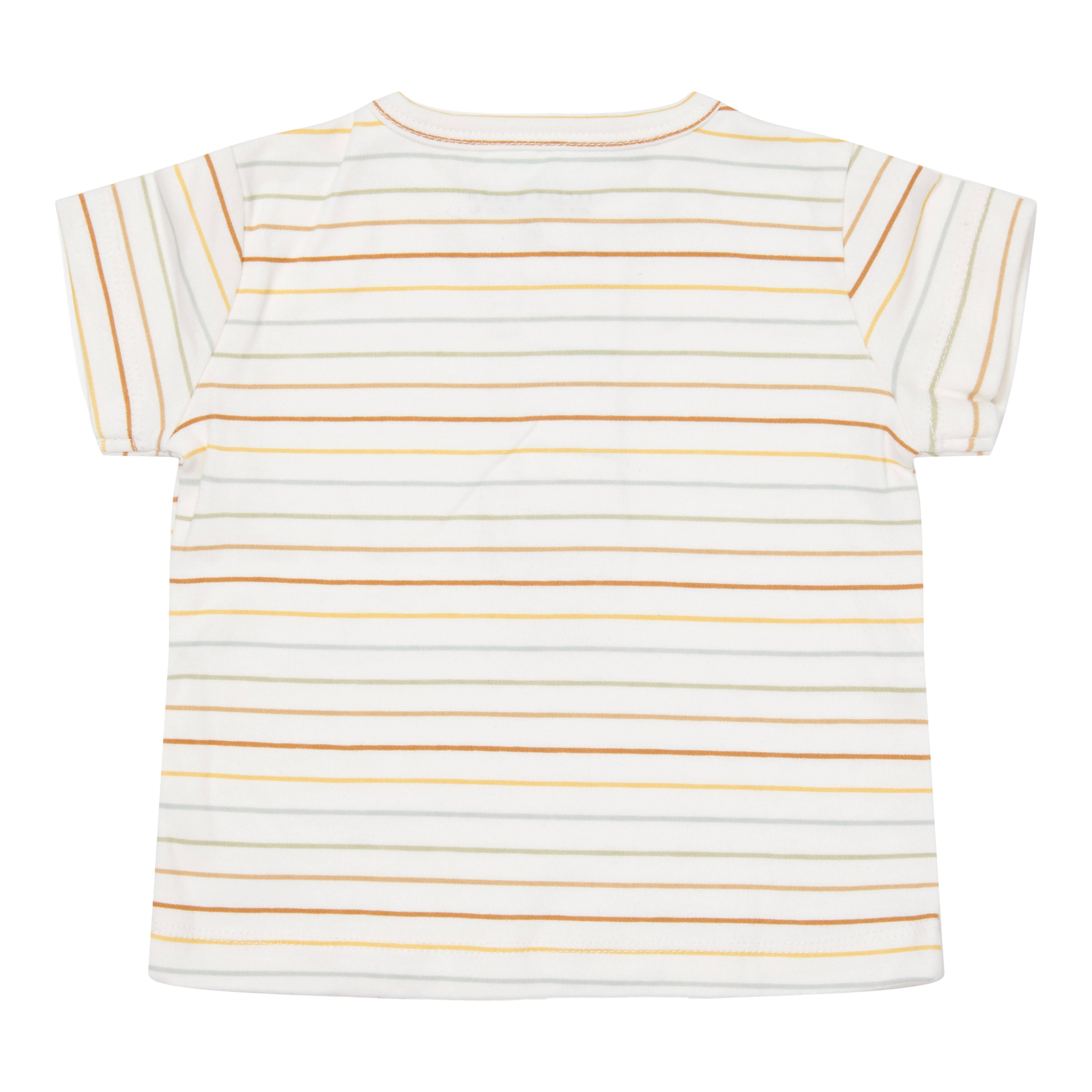 T-shirt manches courtes Rayures ensoleillées vintage - 50/56 | Little Dutch