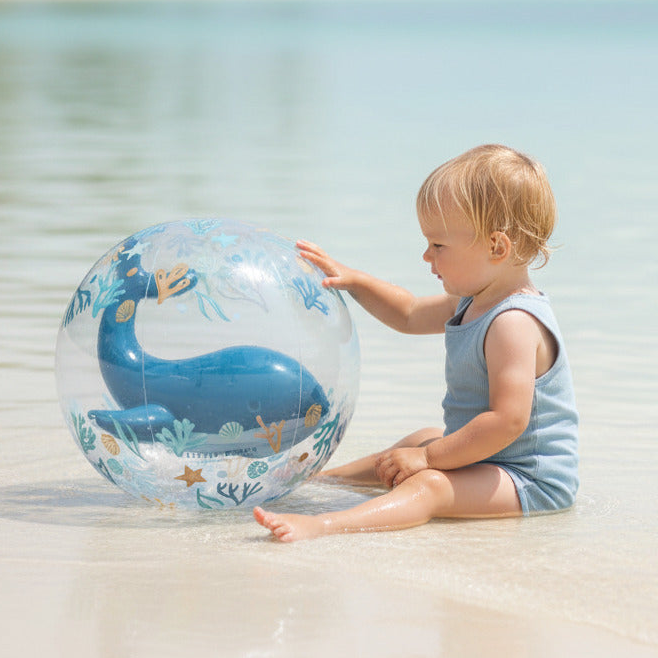 3D Ocean Dreams Beach Ball Blue – Water Fun for Kids