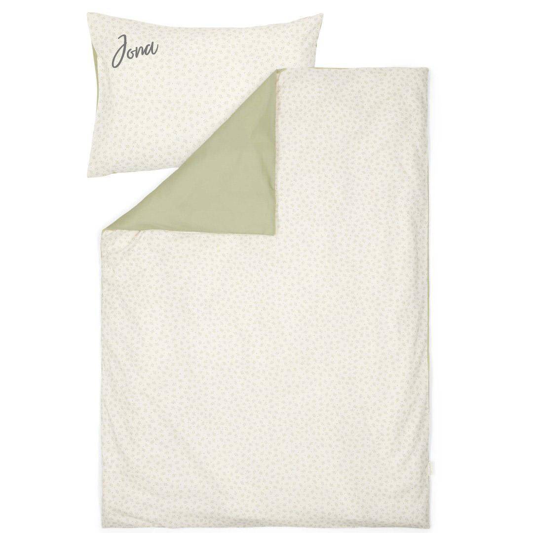 Housse de couette pour tout-petits, motif feuilles de myrtille | Little Dutch