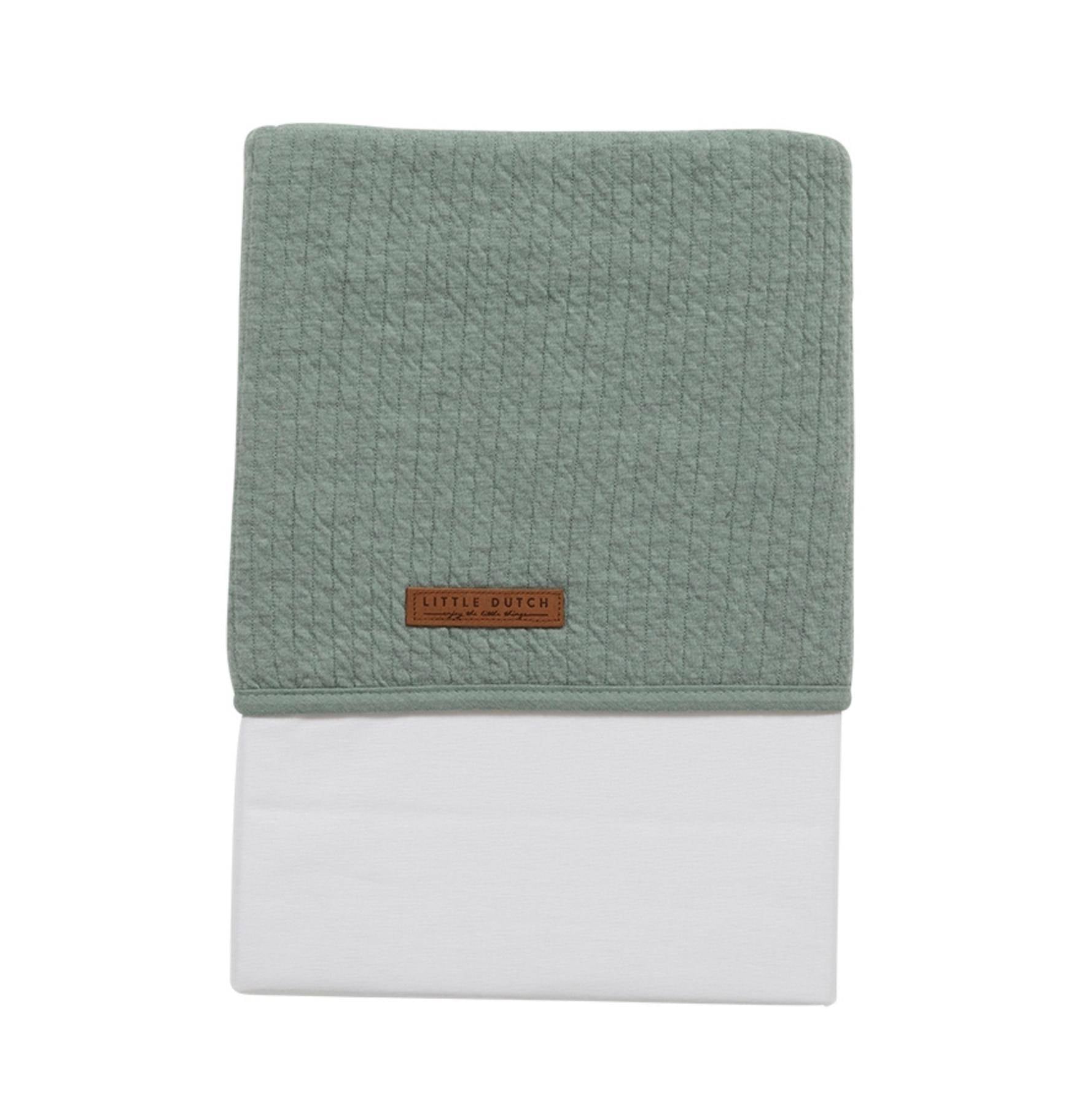 Drap de lit Pure menthe | Little Dutch