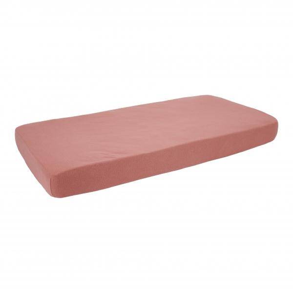 Drap-housse rose blush pur | Little Dutch