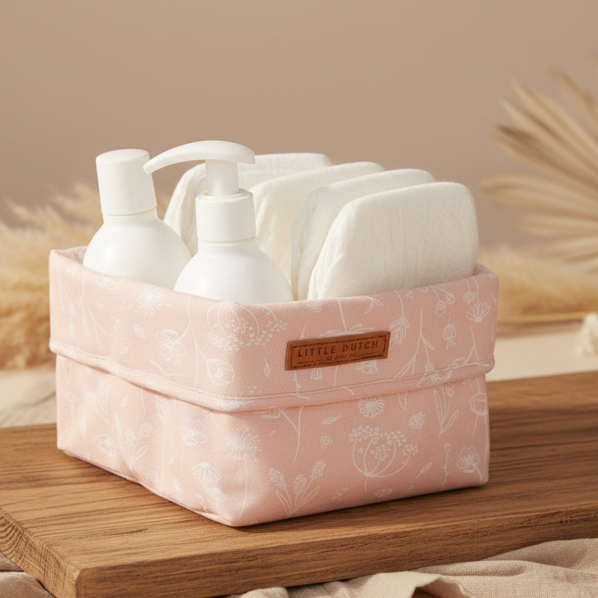 Petit panier d'allaitement Fleurs sauvages Rose | Little Dutch