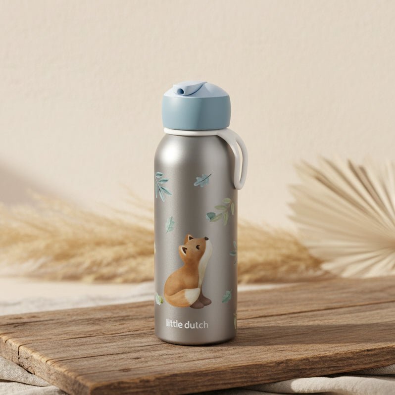 Bouteille isotherme Flip-Up Campus 350 ml – Forest Friends | Mepal x Little Dutch