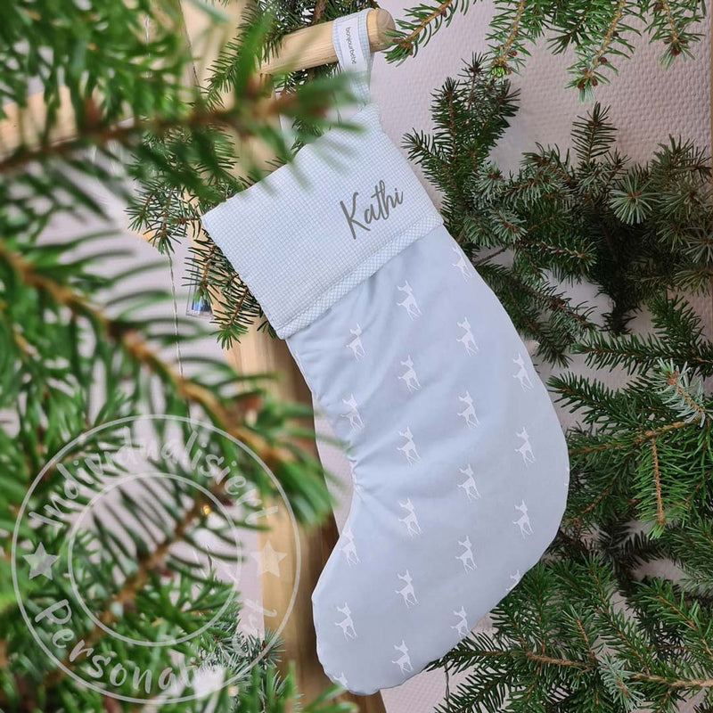 Bottes de Noël bleues | bonjourbébé