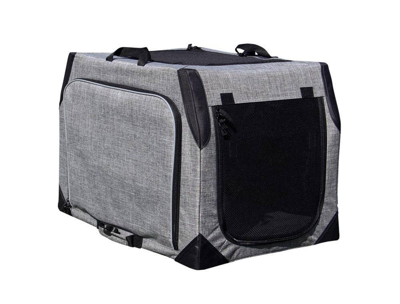 Traveller EXTEND Gris M (61x43x45 cm) – Caisse de transport pour chat et chien | Nobby