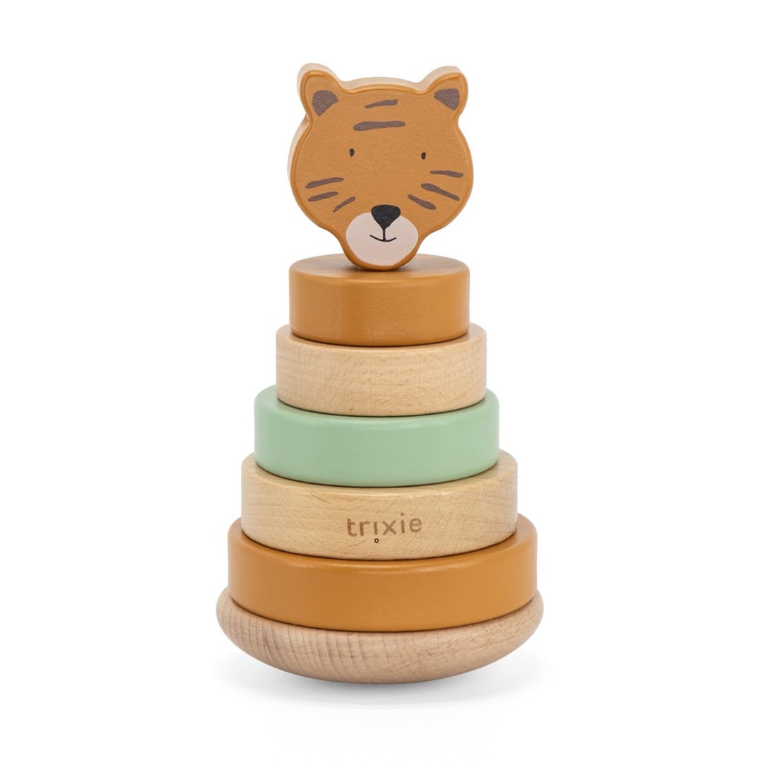 Stapelturm Holz - Herr Tiger - Zur Geburt | Trixie