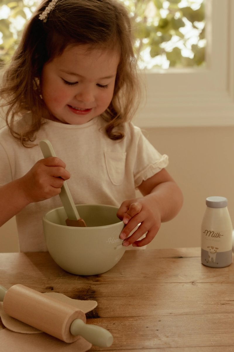 Set de cuisson en bois pour petites cuisines pour enfants