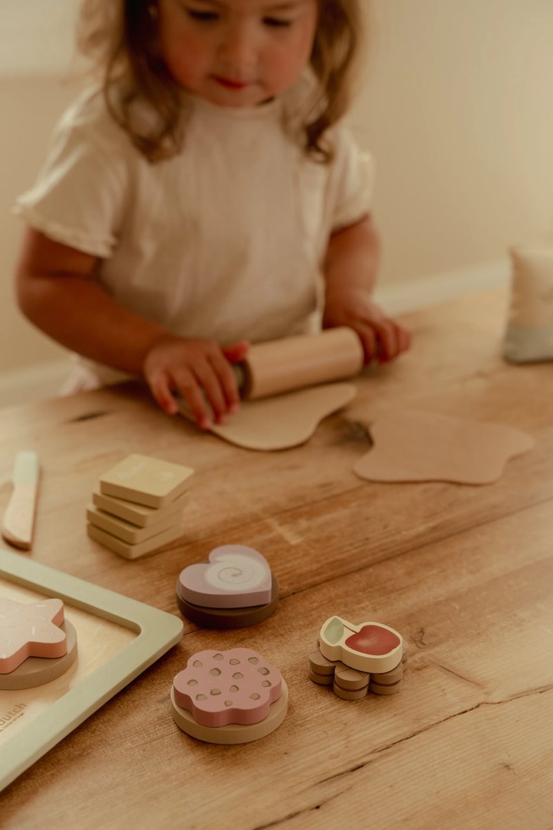 Set de cuisson en bois pour petites cuisines pour enfants