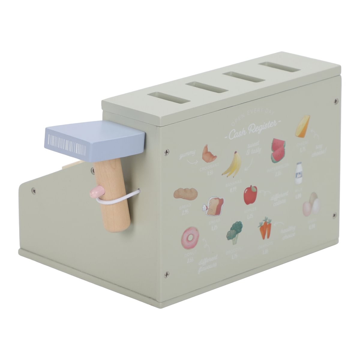 Personalized wooden cash register – for small businesses with their own name