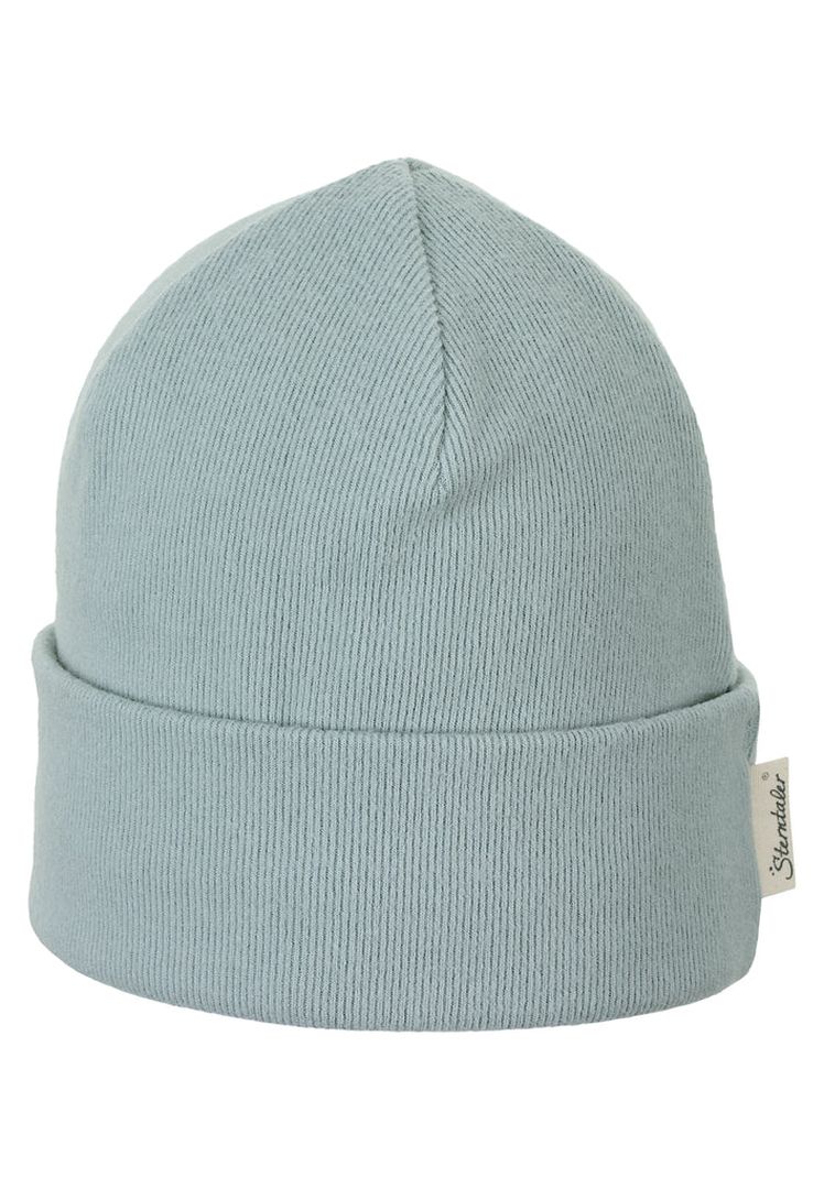 Chapeau avec revers taille 51 turquoise | Sterntaler