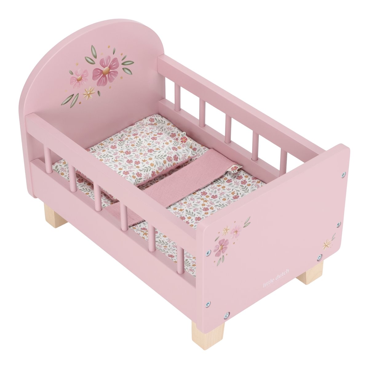 Puppenbett aus Holz für Kinder | Schmatzepuffer